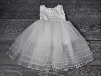 Святкова сукня для дівчинки біла (367)
